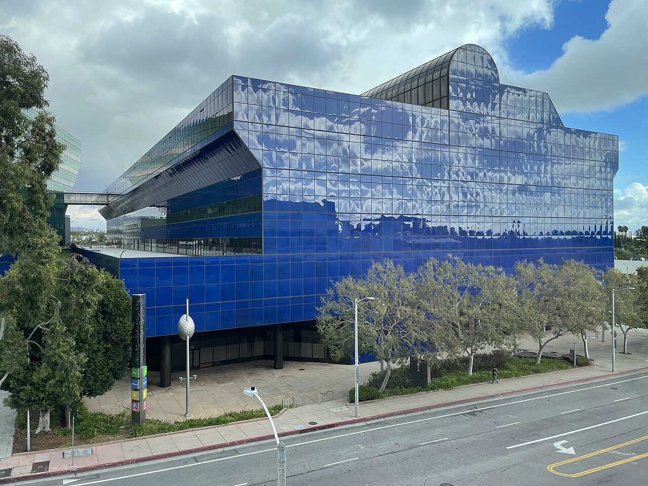 Pacific Design Center from West Hollywood Library