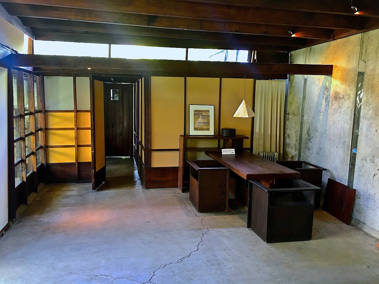 Schindler House interior, West Hollywood